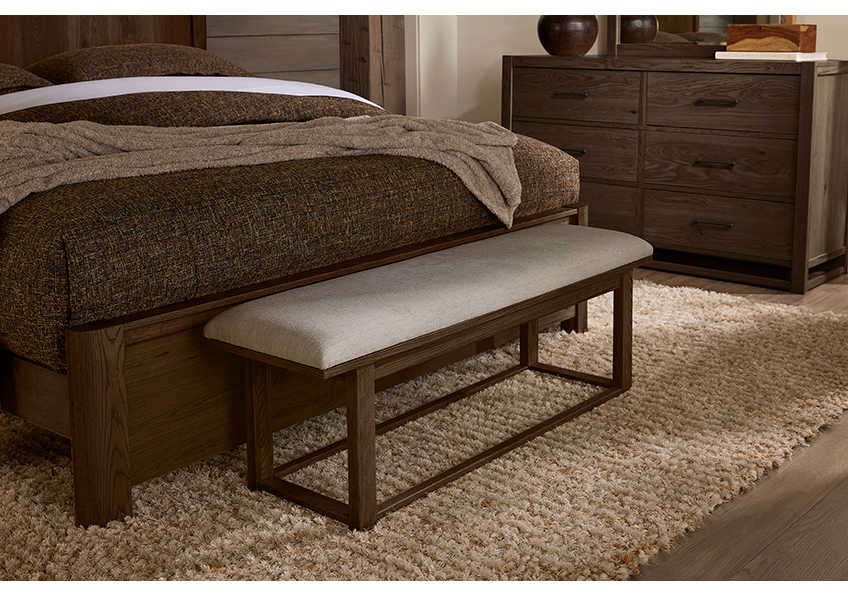 Lodge & Loft Uph Bench - Ivory Cream - 840-080I 840080I