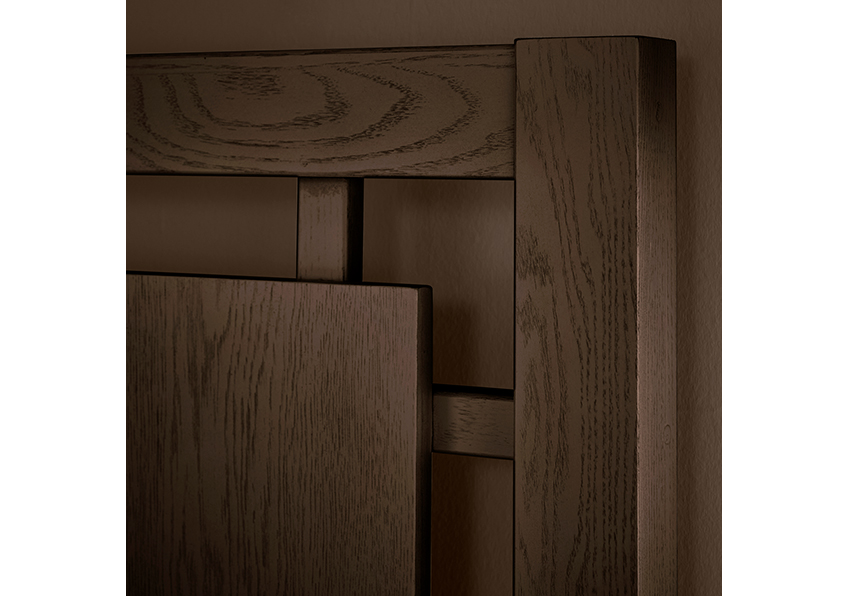 Lodge & Loft Floating Panel Bed in Cal King - 840-667-766-944-MS1 840667766944MS1