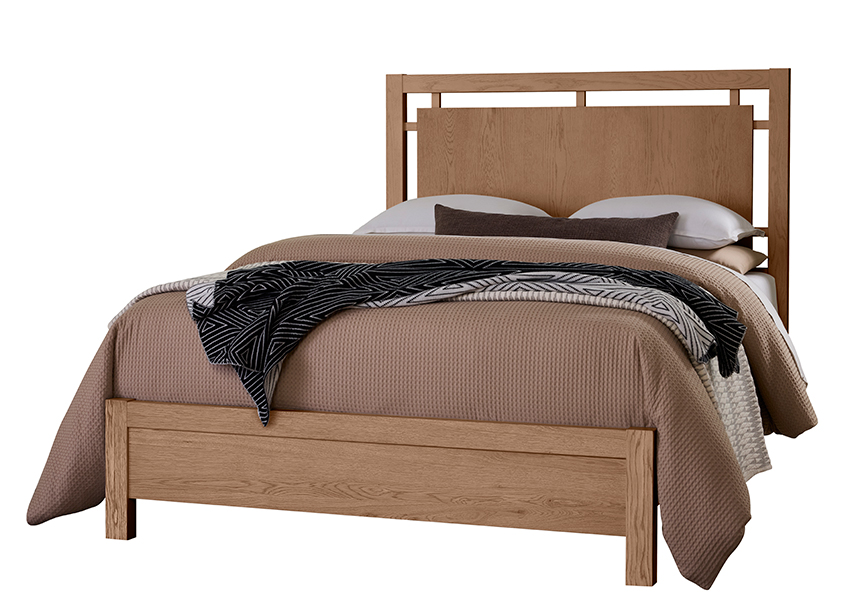 Lodge & Loft Floating Panel Bed in King - 842-667-766-922-MS1 842667766922MS1