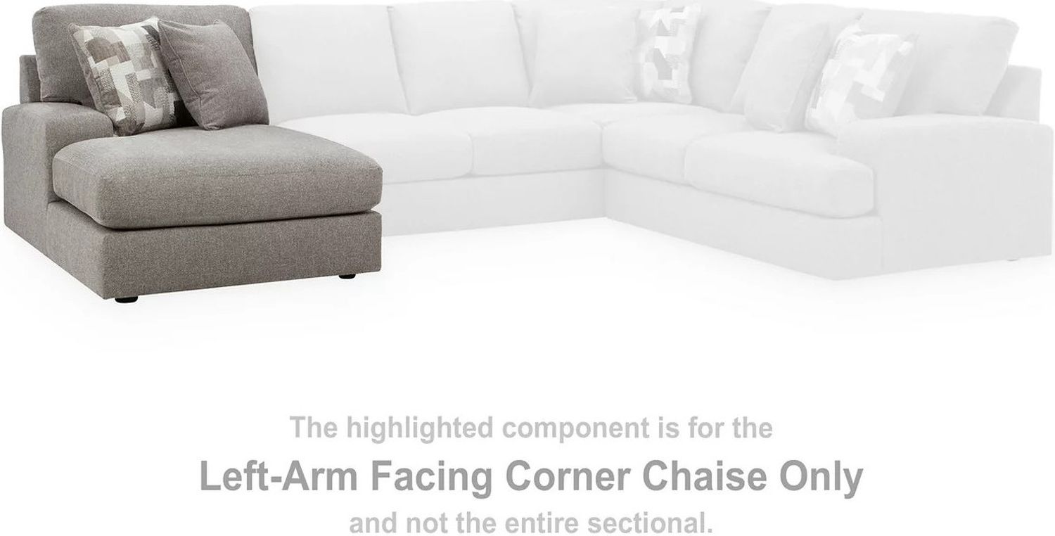 Lindon 2-Piece Sectional with LAF Chaise In Smoke 84704S1