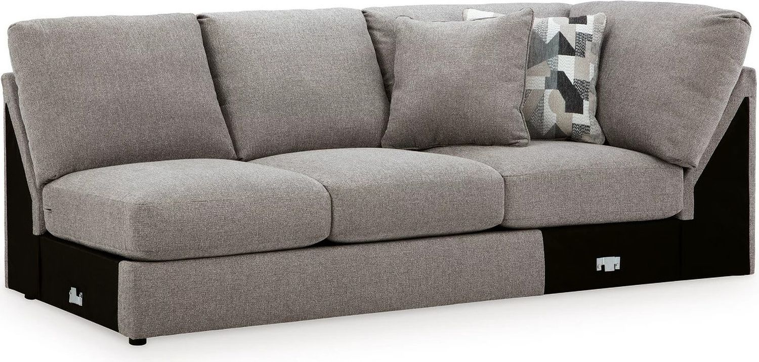 Lindon 3-Piece Sectional with LAF Chaise In Smoke 84704S3