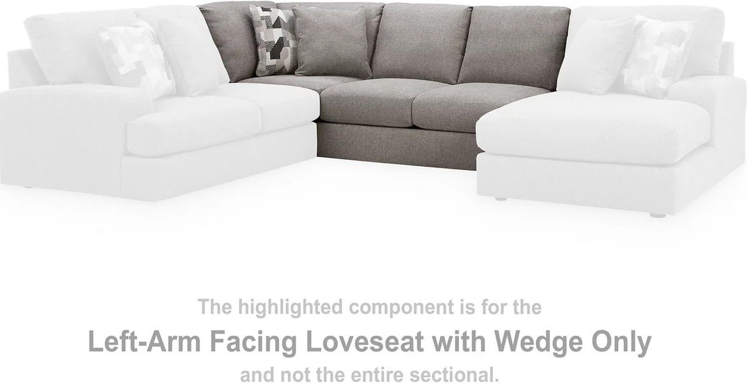 Lindon 3-Piece Sectional with RAF Chaise In Smoke 84704S4