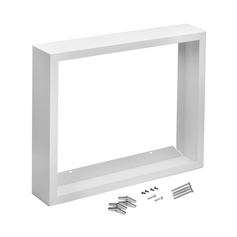 Surface Mount Kit for High Capacity Wall Heaters, White Enameled Steel 85