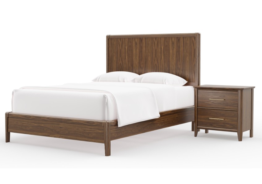 Nordhaven Panel Bed in Queen - 850-557-755-722 850557755722