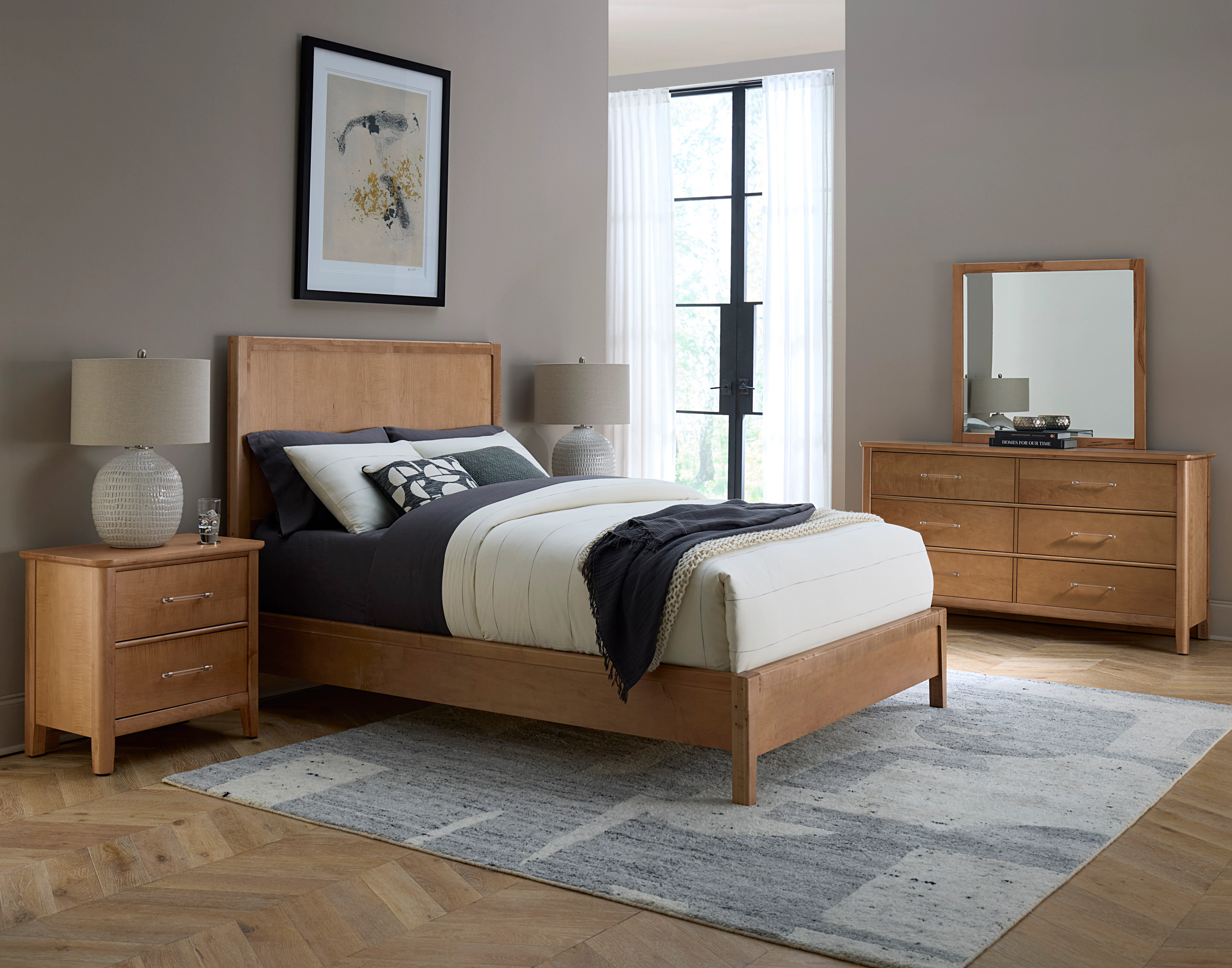 King Panel Bed 852667766722MS1