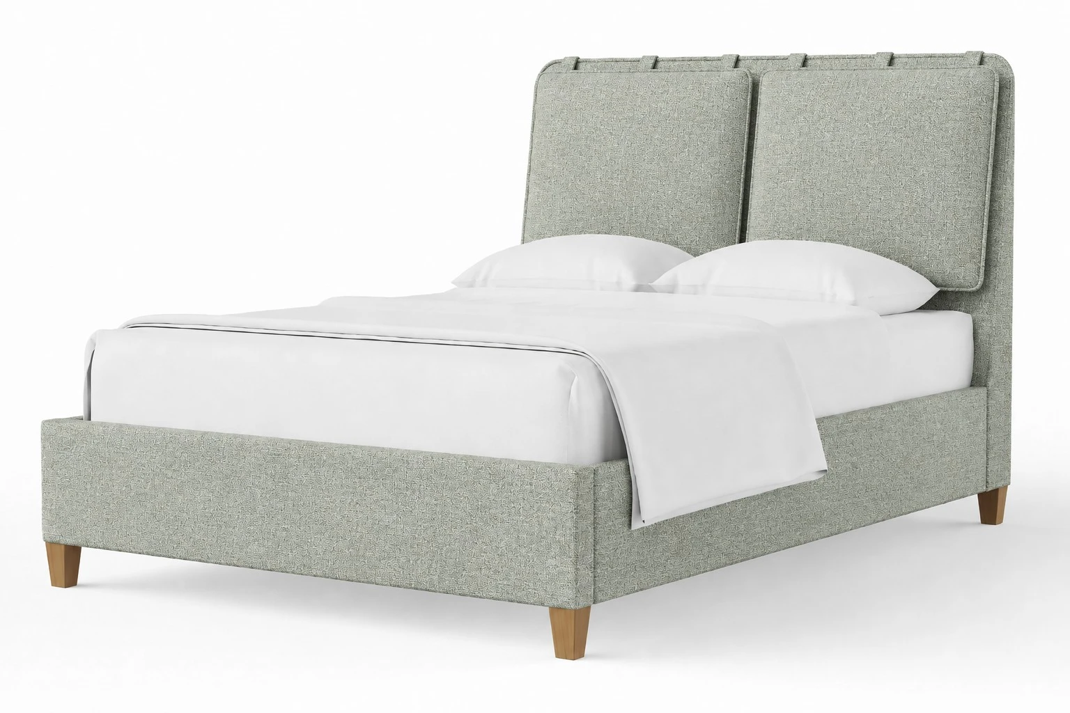 King Uph Bed-Forest Green 853661F166F822F404