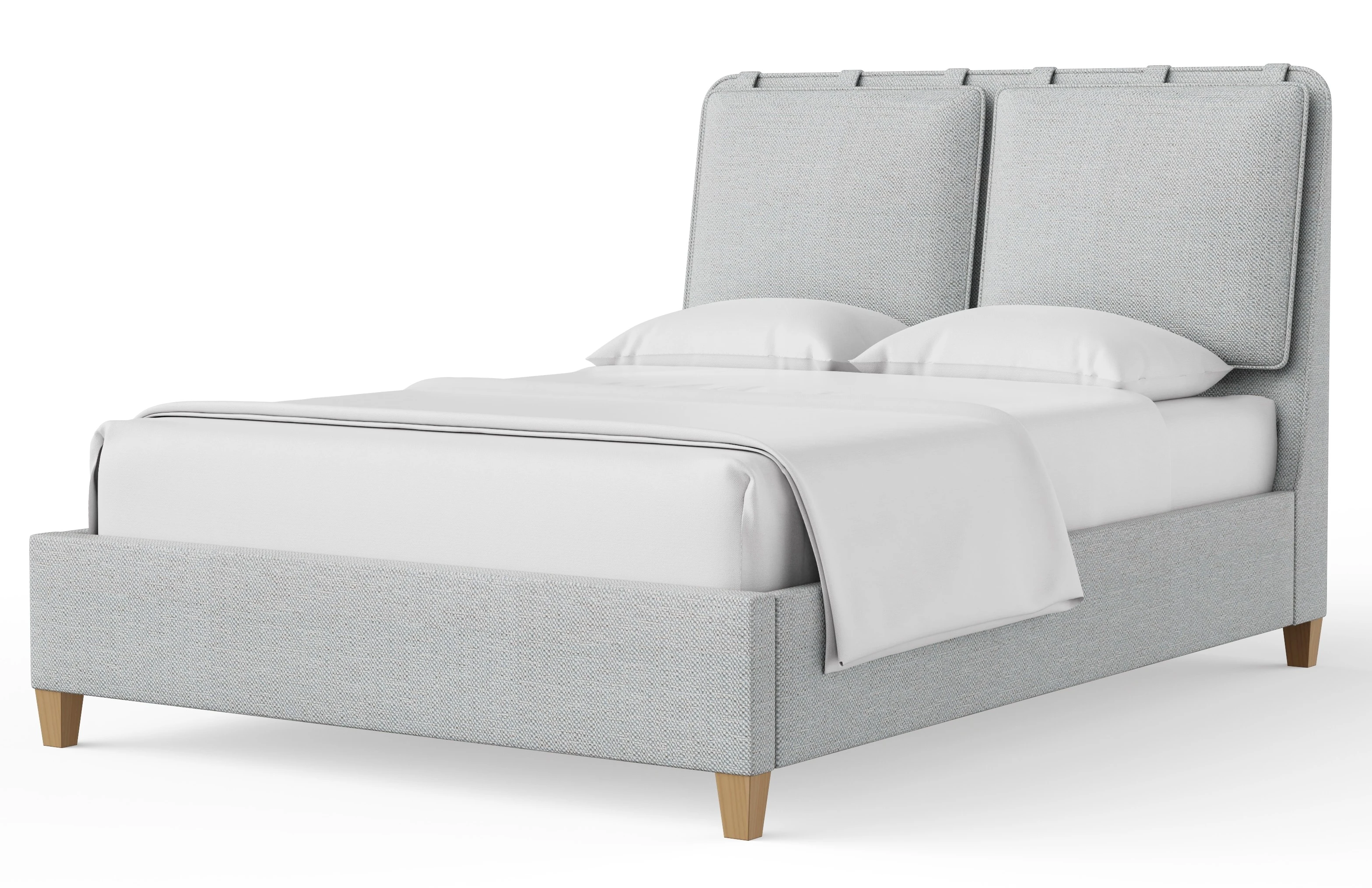 King Uph Bed-Blue Mist 853661H166H822H404