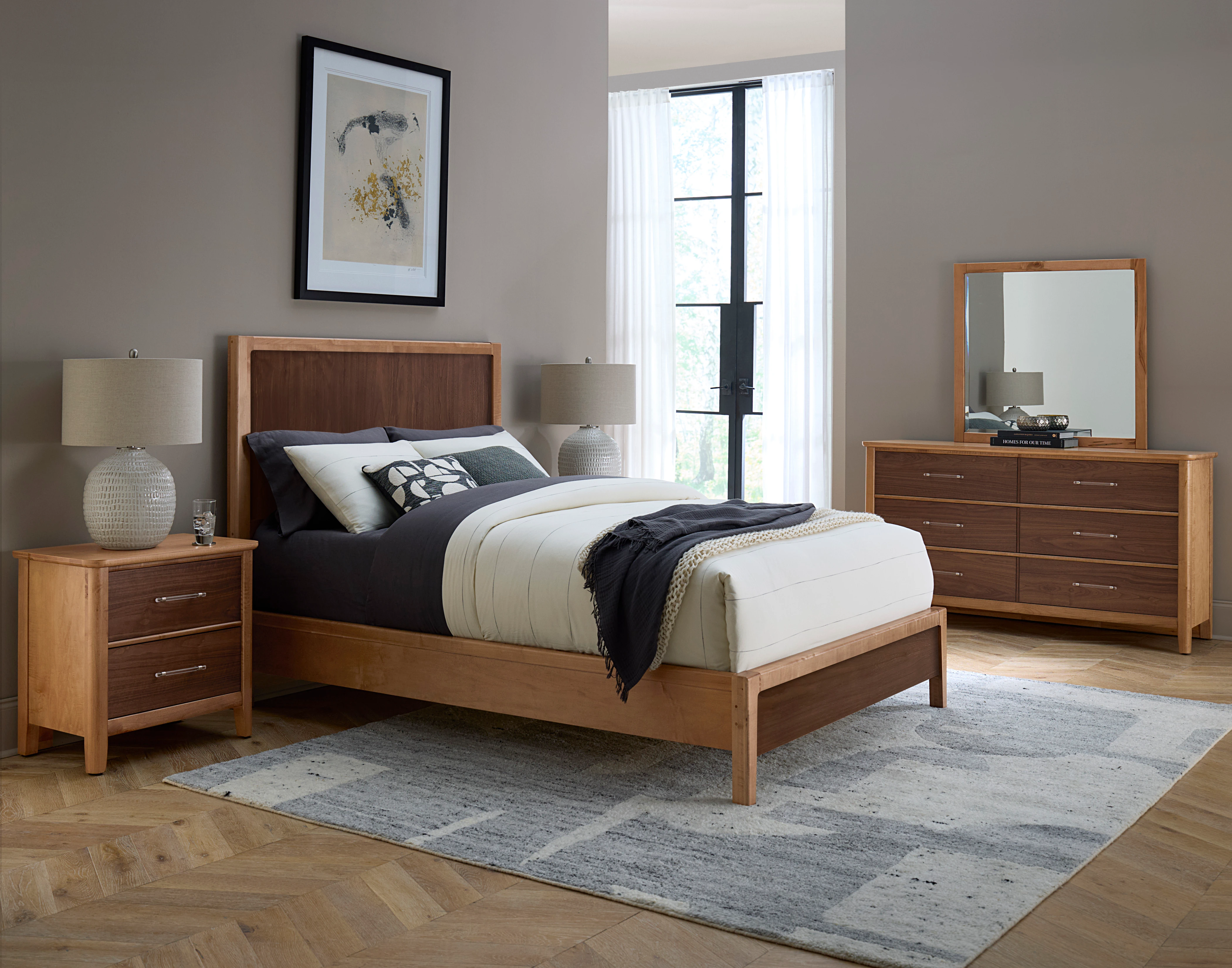 King Panel Bed 853667766722MS1