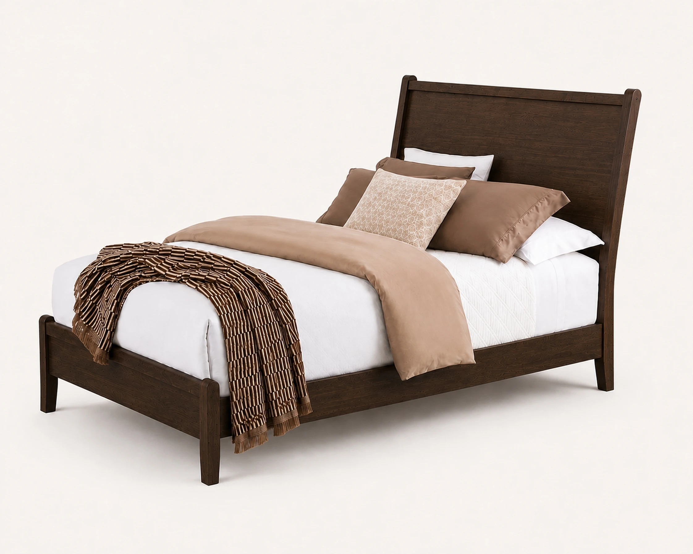 King Canted Sleigh Bed 860667766922MS1