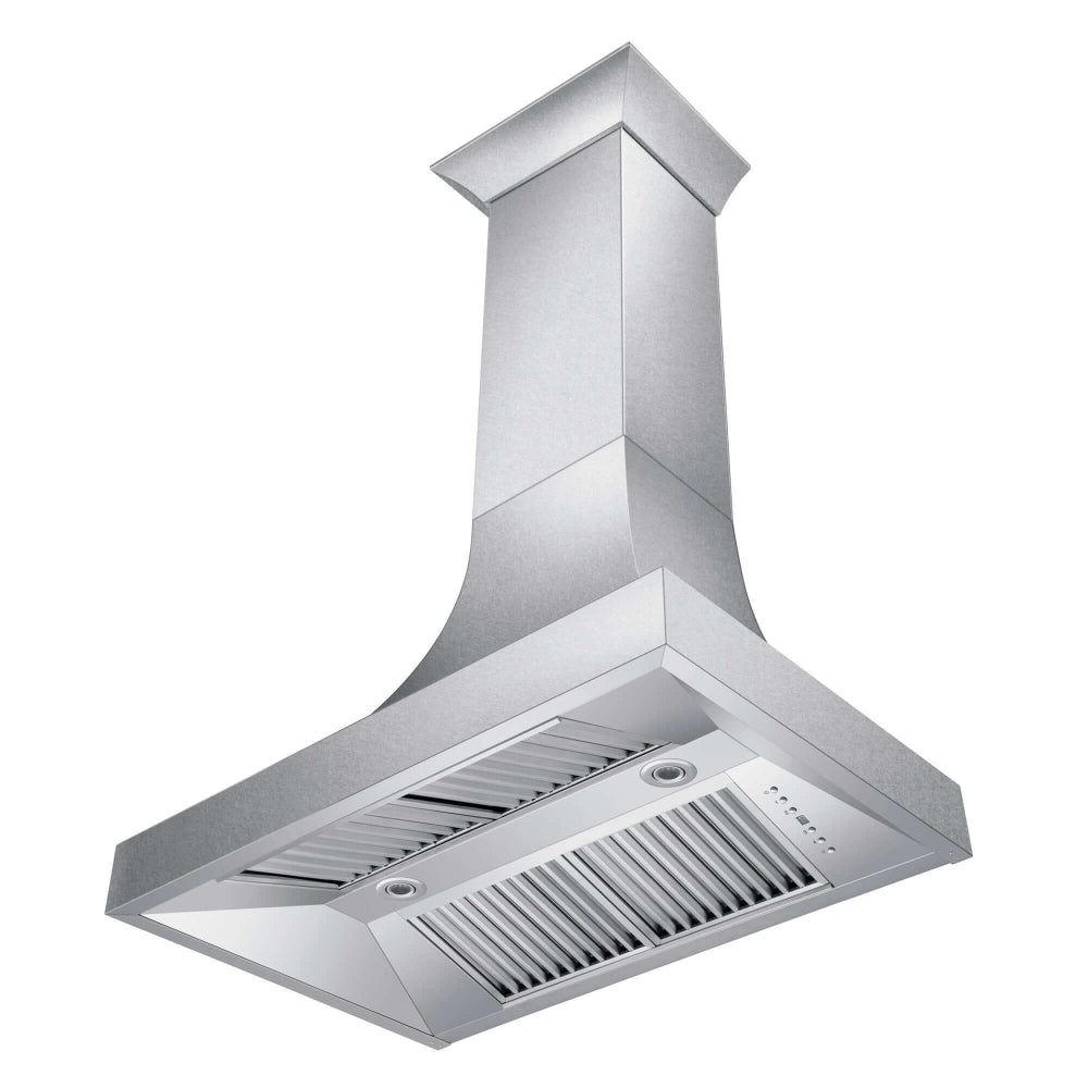 30 In. Designer Series Satin Stainless Steel Ducted Wall Range Hood 8632S30