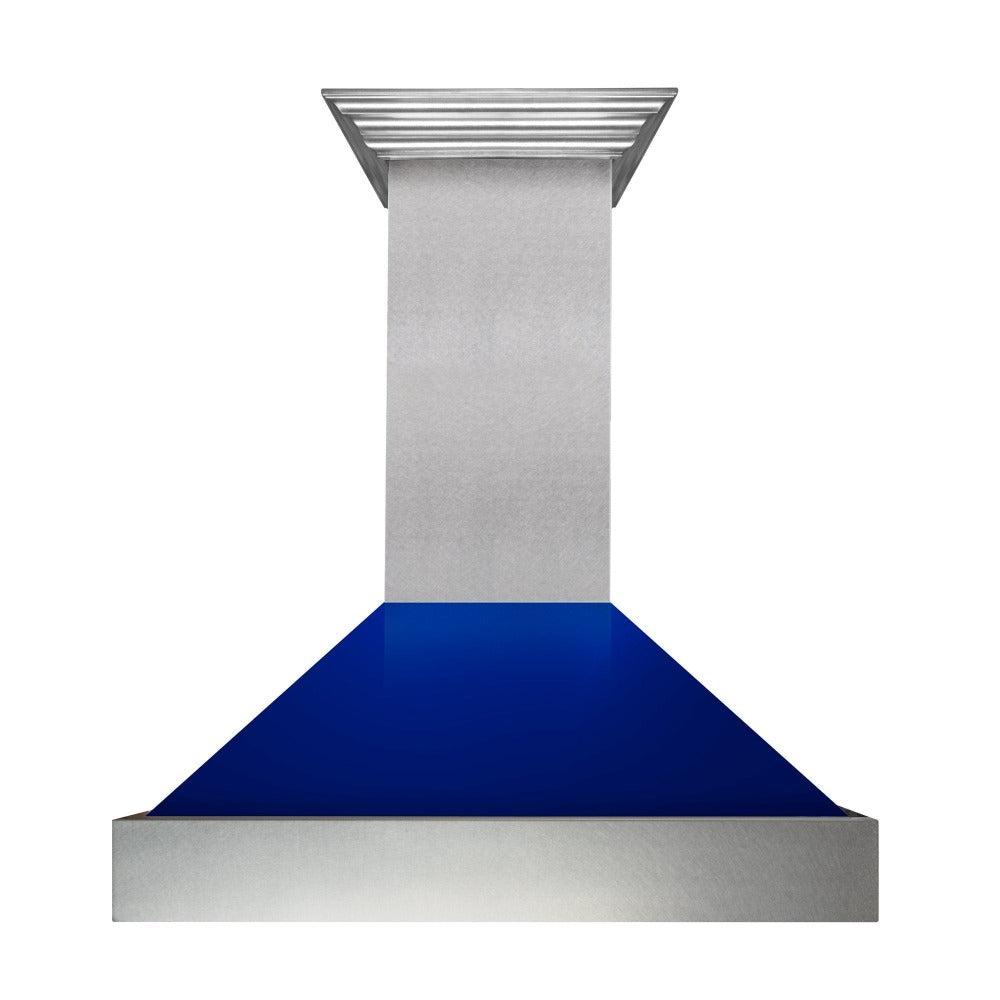 Ducted DuraSnow Stainless Steel Range Hood with Gloss Shell (8654BG) - 48 Inch 8654BG48