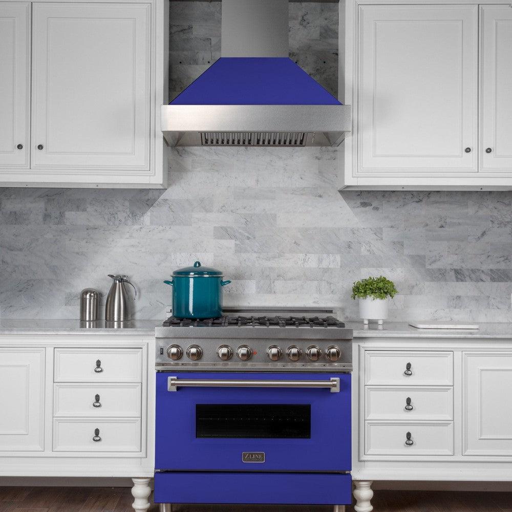Ducted DuraSnow Stainless Steel Range Hood with Matte Shell (8654BM) - 30 Inch 8654BM30