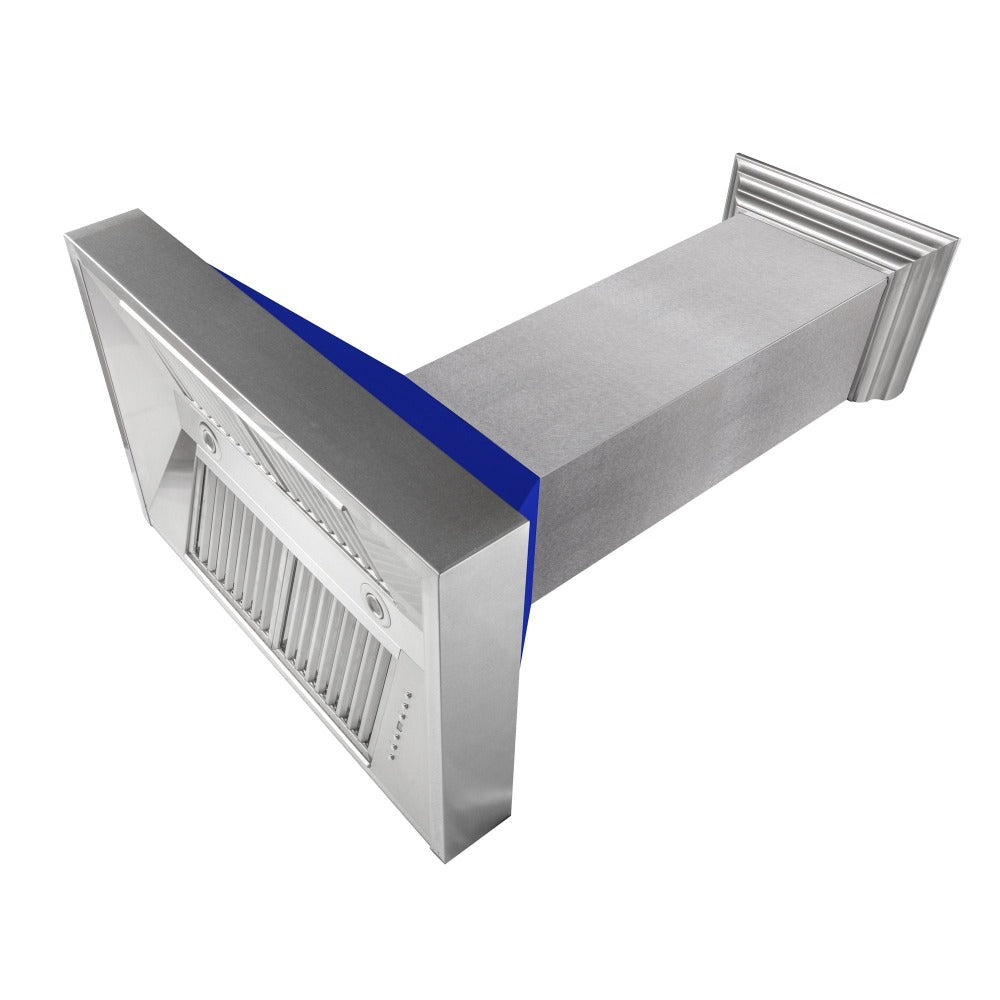 Ducted DuraSnow Stainless Steel Range Hood with Matte Shell (8654BM) - 48 Inch 8654BM48