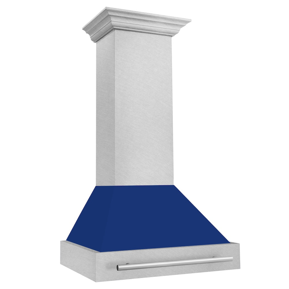 30" DuraSnow® Stainless Steel Range Hood with Color Shell Options (8654SNX-30) Gloss 8654SNXBG30