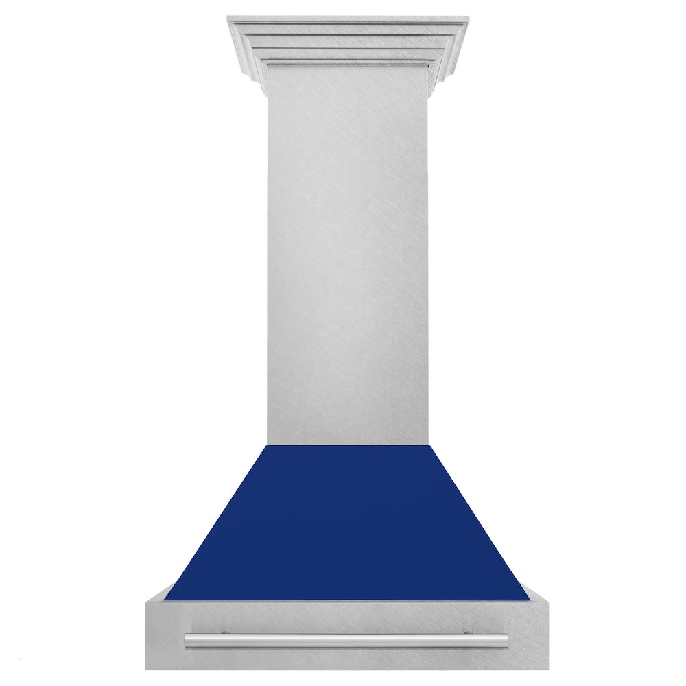 30" DuraSnow® Stainless Steel Range Hood with Color Shell Options (8654SNX-30) Gloss 8654SNXBG30