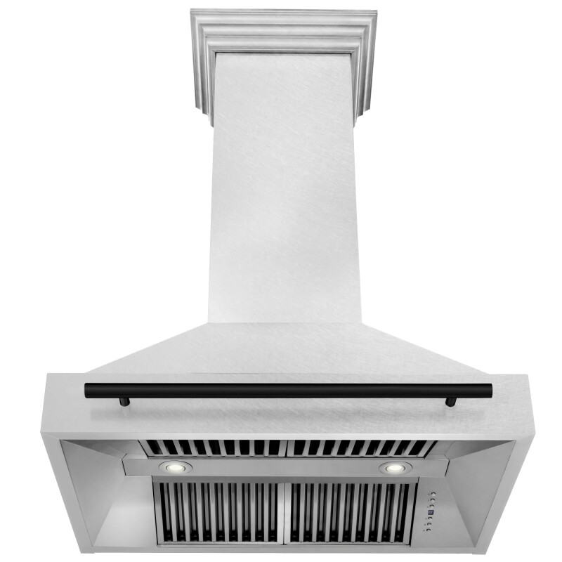36"Autograph Edition DuraSnow® Stainless Steel Range Hood with DuraSnow® Stainless Steel Shell Matte 8654SNZ36MB