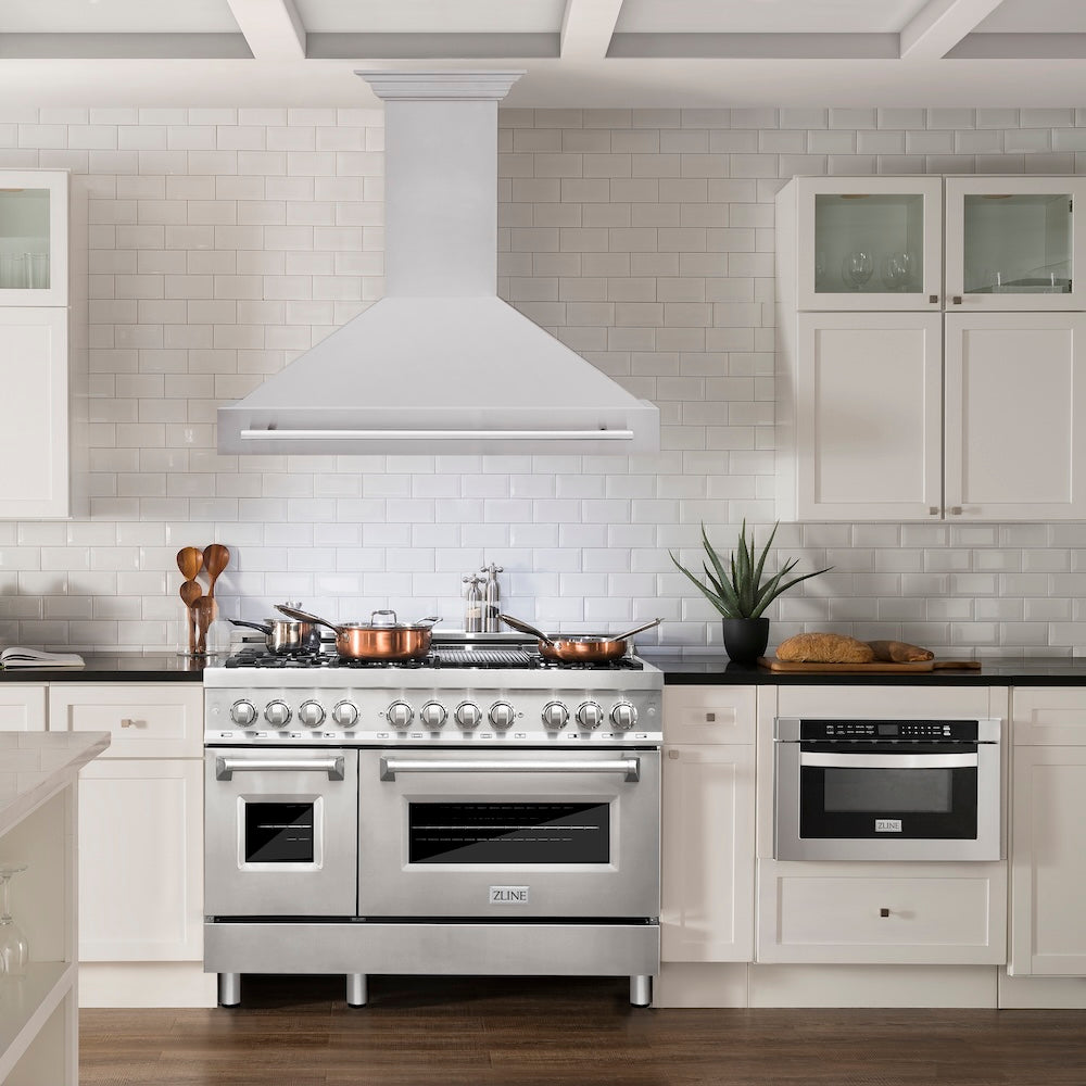 48 In. Stainless Steel Range Hood With Stainless Steel Handle 8654STX48