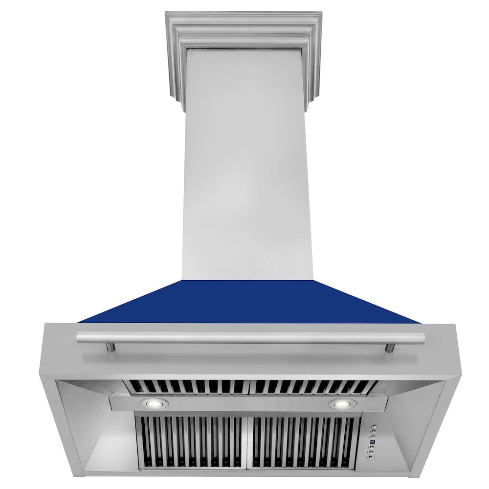 36" Stainless Steel Range Hood Stainless Steel Handle (8654STX-36) Gloss 8654STXBG36