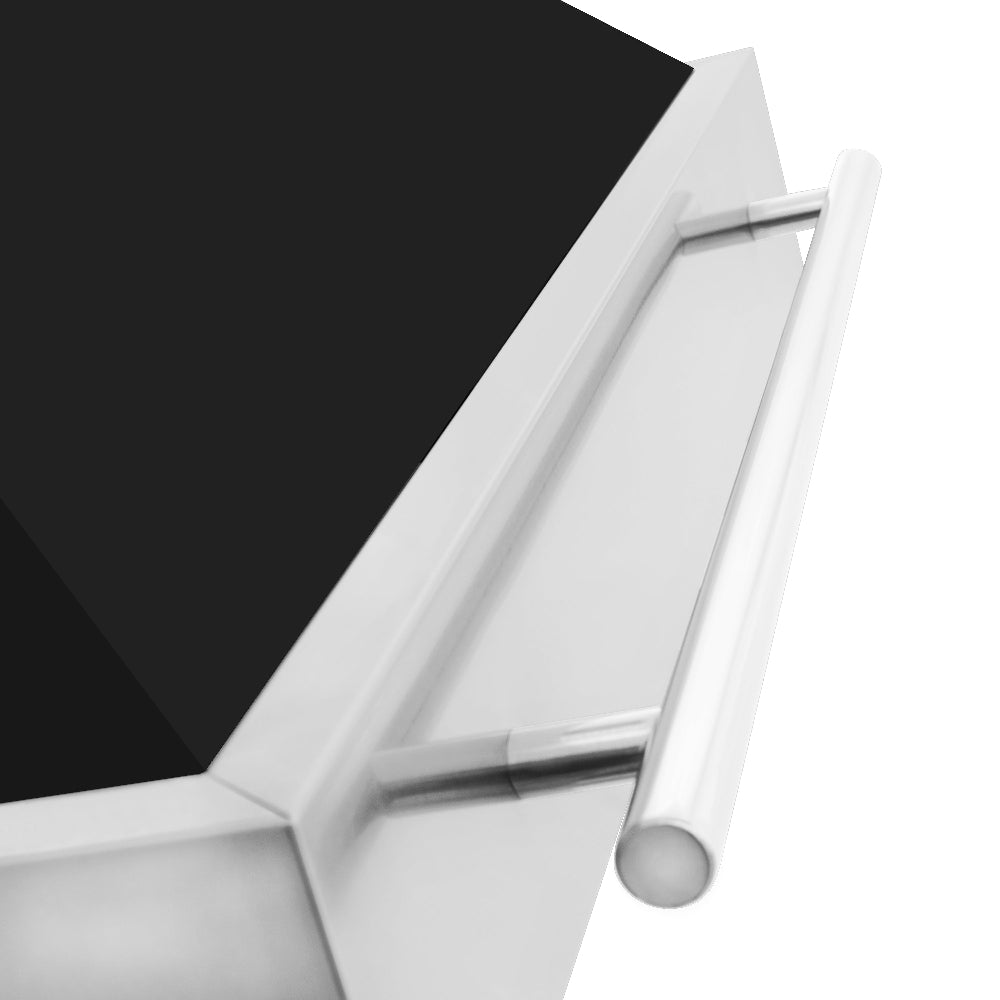 36 In. Stainless Steel Range Hood With Black Matte Shell And Stainless Steel Handle 8654STXBLM36