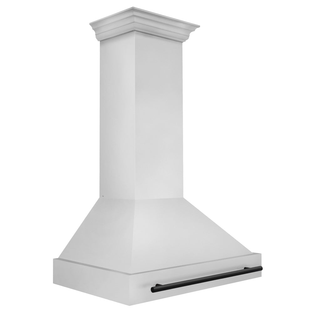 Autograph Edition 36 In. Stainless Steel Range Hood With Stainless Steel Shell And Matte Black Handle 8654STZ36MB