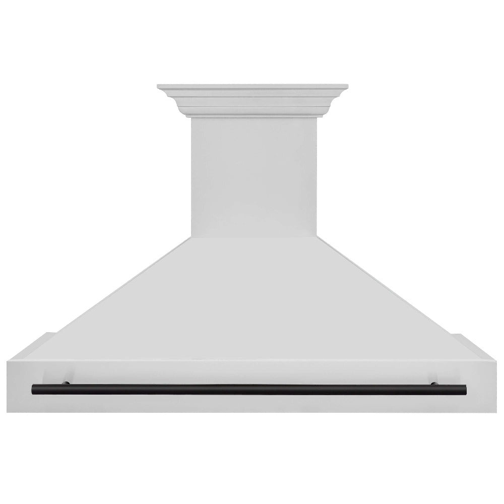 Autograph Edition 48 In. Stainless Steel Range Hood With Stainless Steel Shell And Matte Black Handle 8654STZ48MB