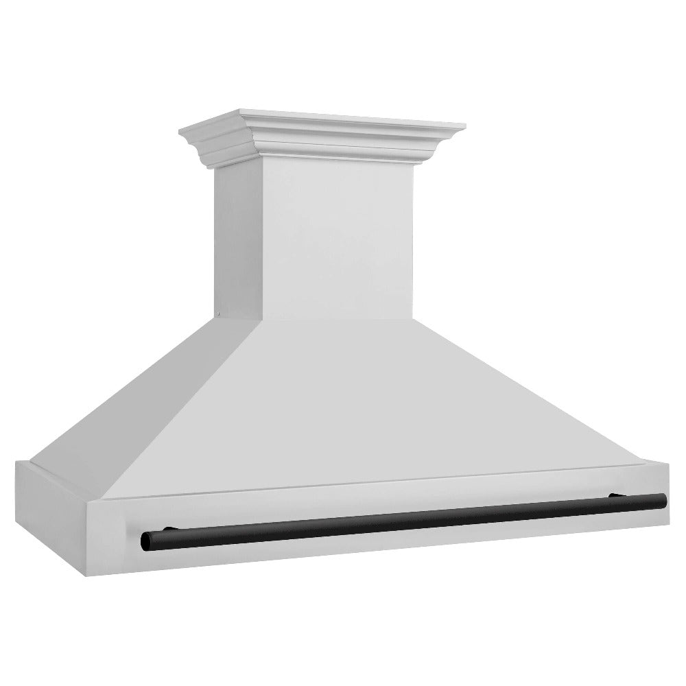 Autograph Edition 48 In. Stainless Steel Range Hood With Stainless Steel Shell And Matte Black Handle 8654STZ48MB
