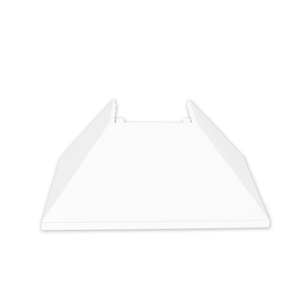 36 In. Ducted Satin Stainless Steel Wall Mount Range Hood With White Matte Shell 8654WM36
