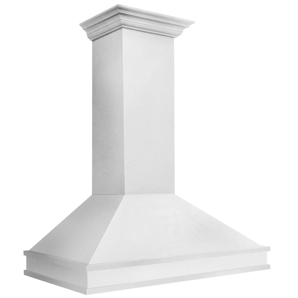30 In. Designer Series Ducted Wall Mount Range Hood In Satin Stainless Steel 8656S30