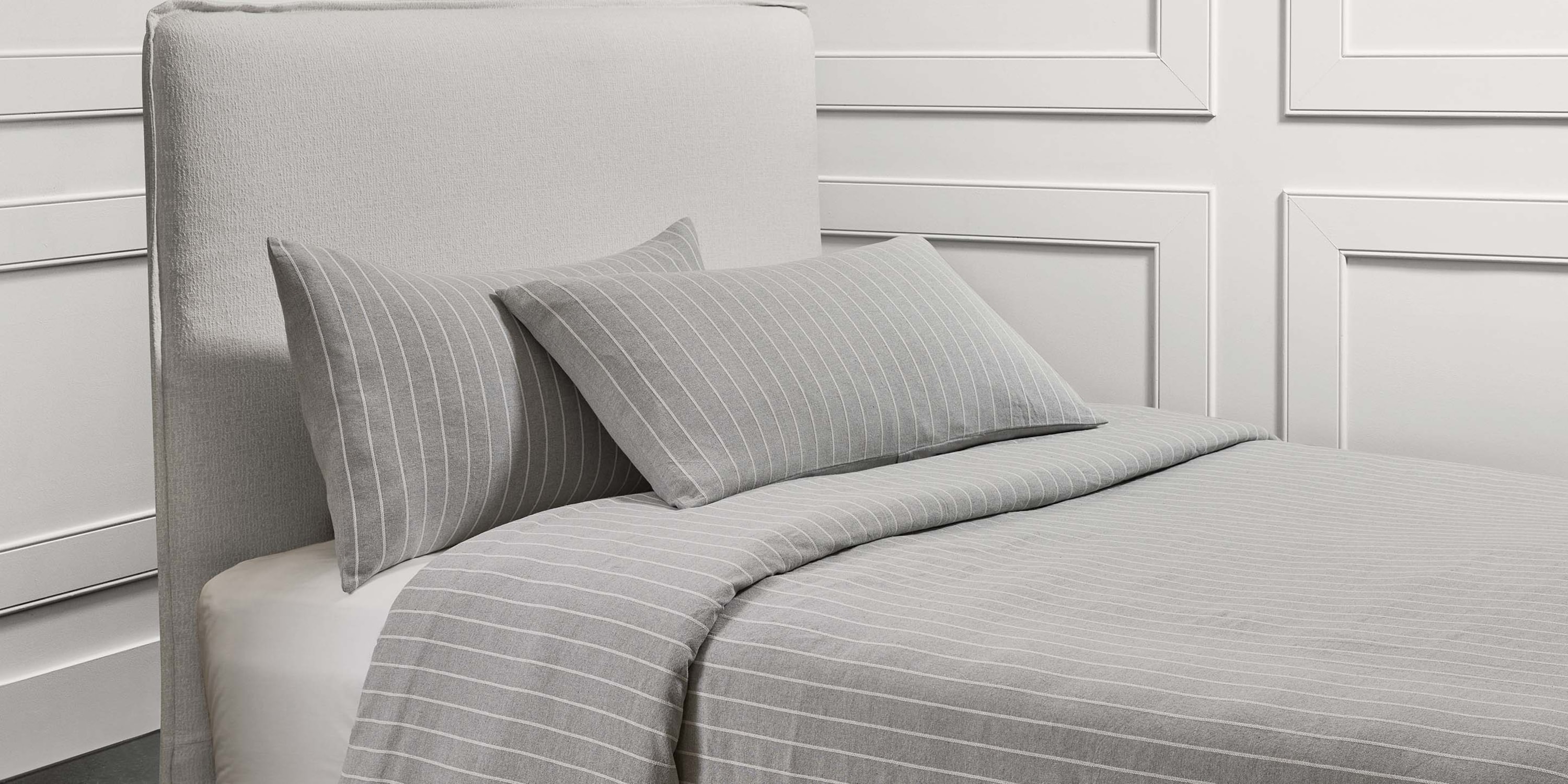 Willow Gray 3 Piece Bedding Set 8701BC7446Q