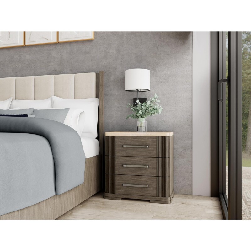 Sariel 3 Drawer Ns Stone Top 87168