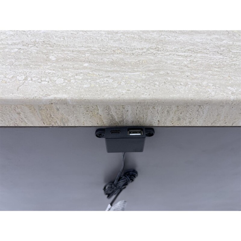 Sariel 3 Drawer Ns Stone Top 87168