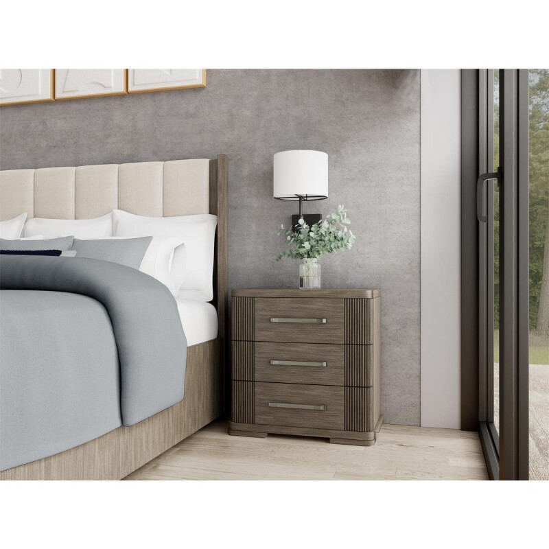 Sariel 3 Drawer Nightstand 87169