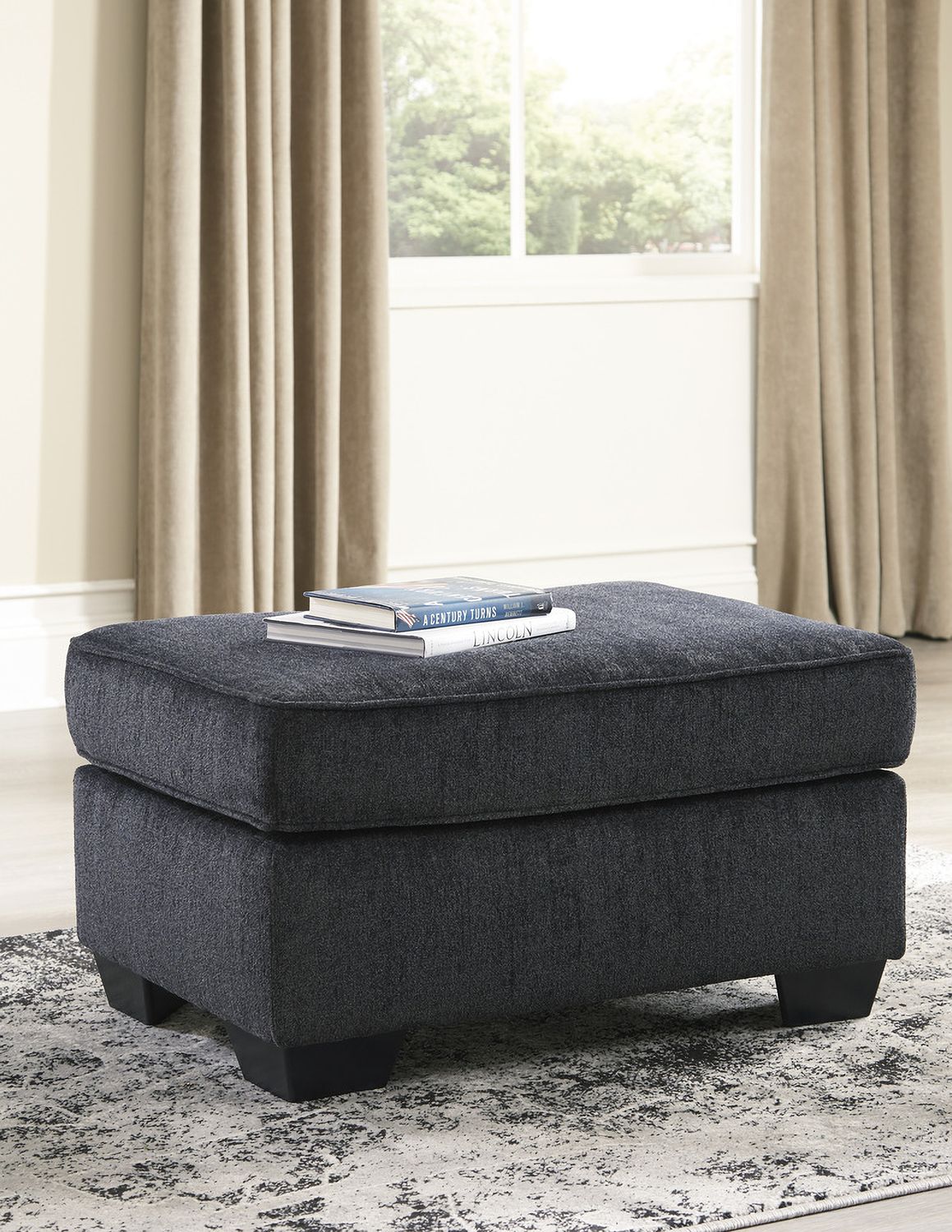 Altari Ottoman In Slate 8721314