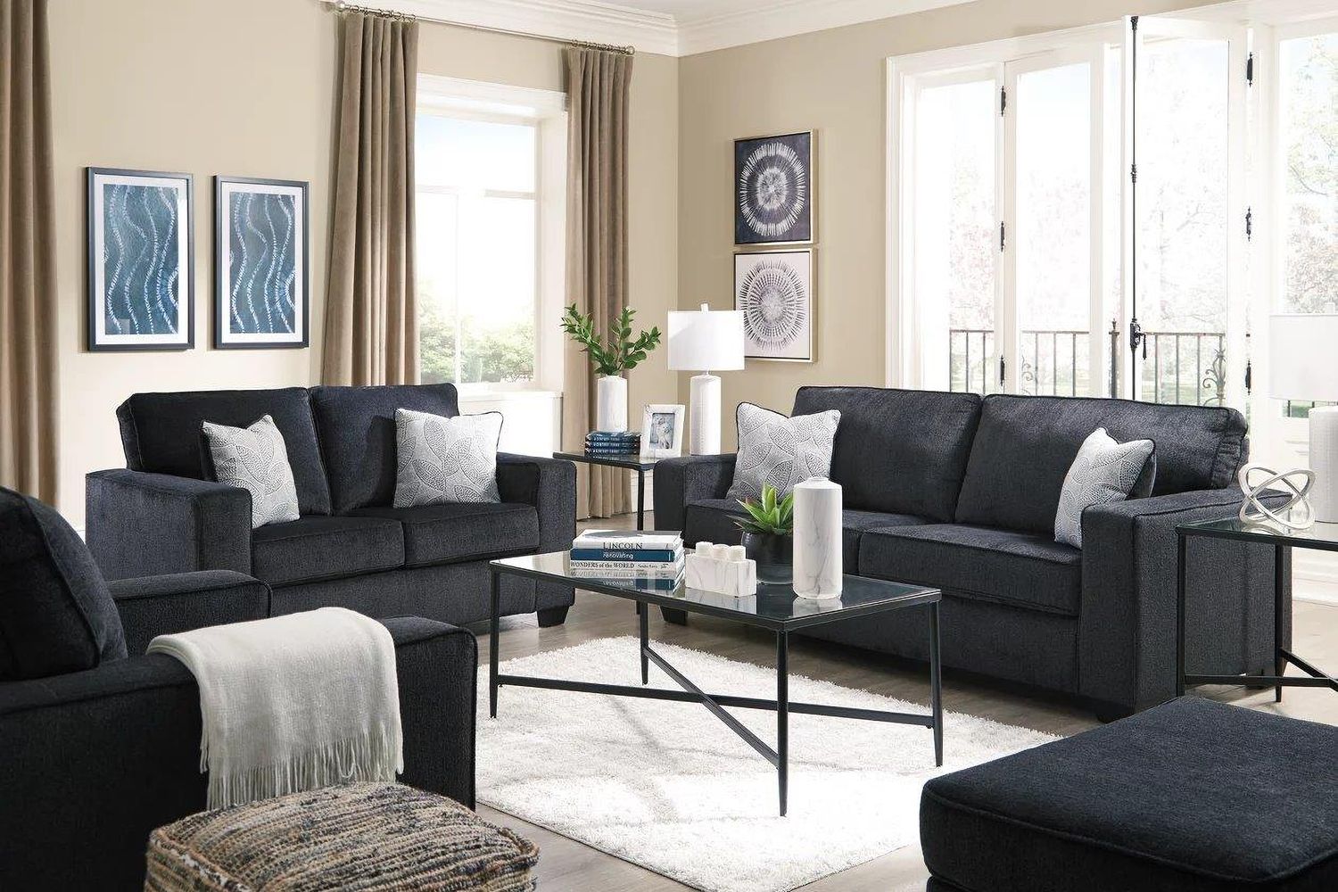 Altari Loveseat In Slate 8721335