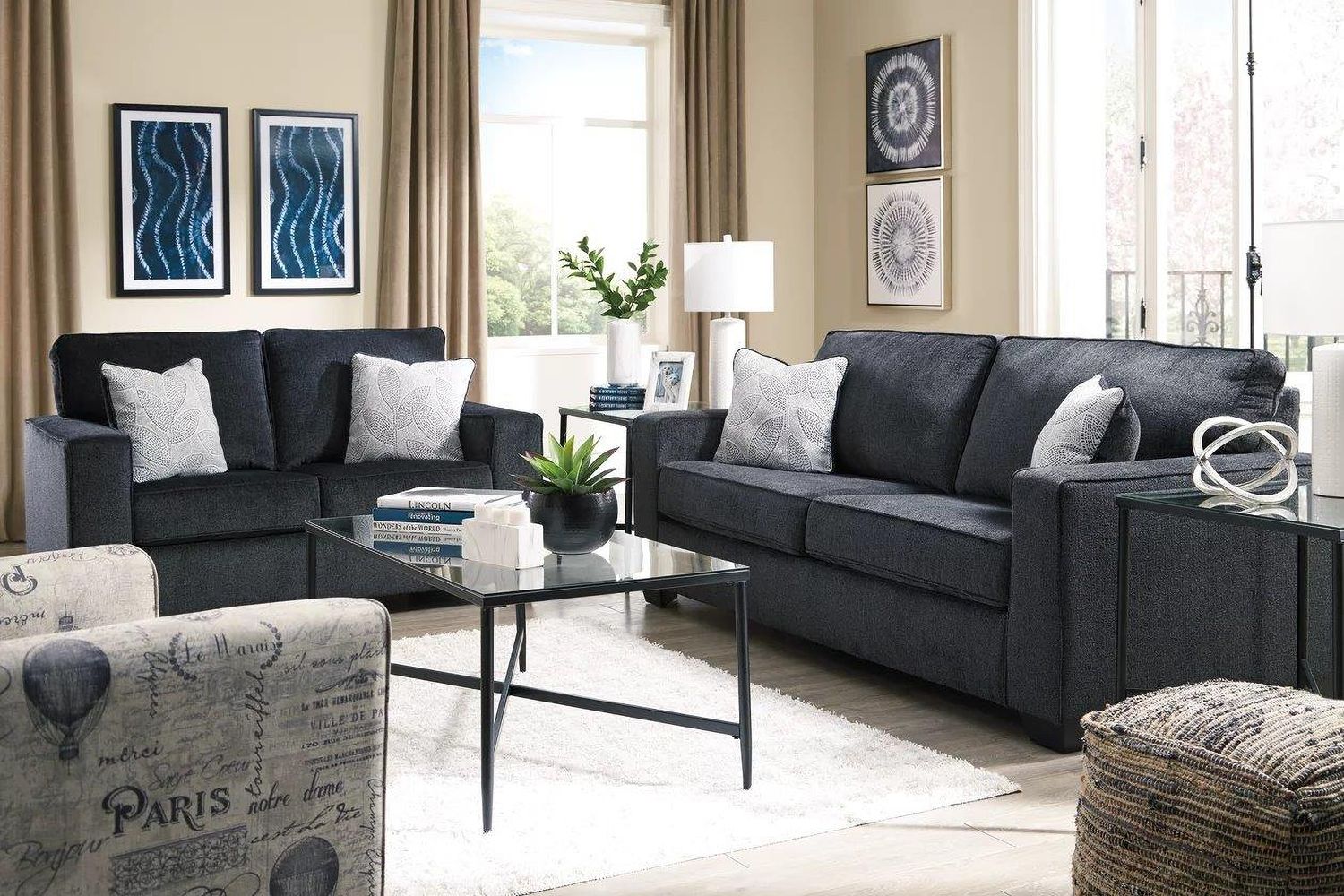 Altari Loveseat In Slate 8721335