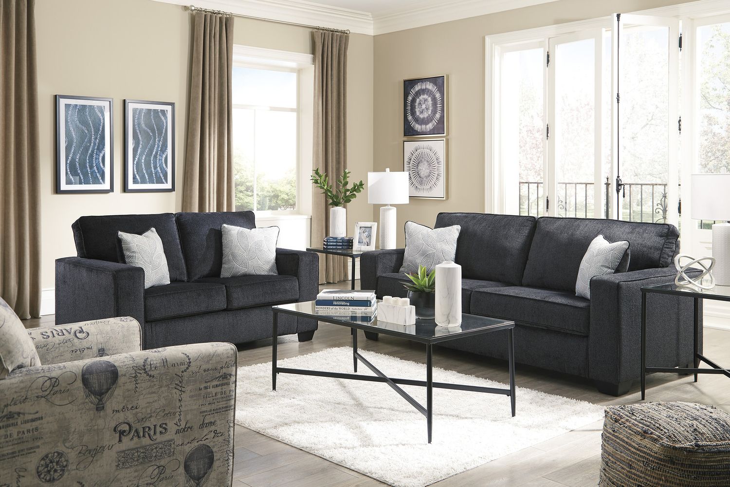 Altari Loveseat In Slate 8721335