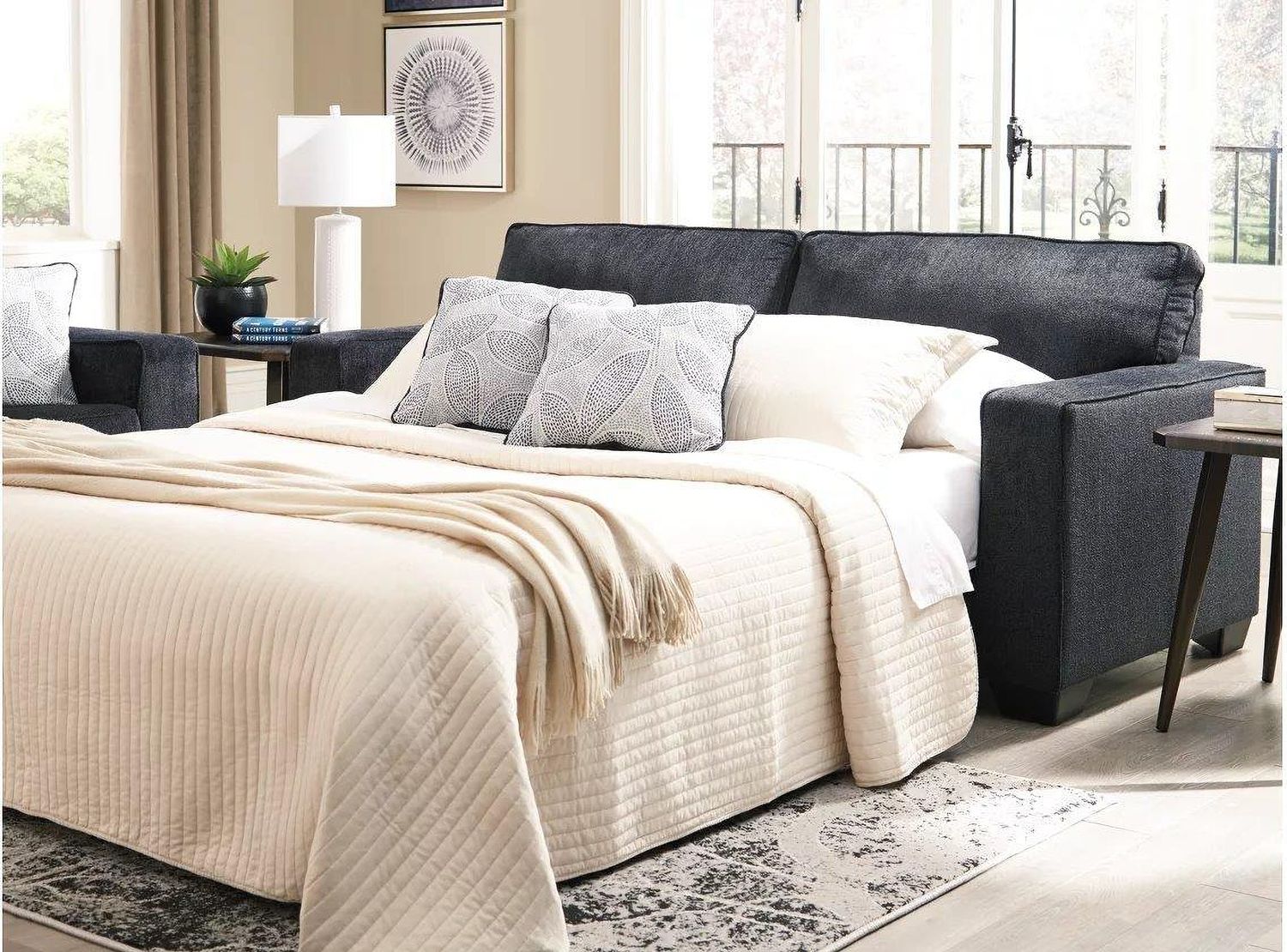Altari Queen Sofa Sleeper In Slate 8721339