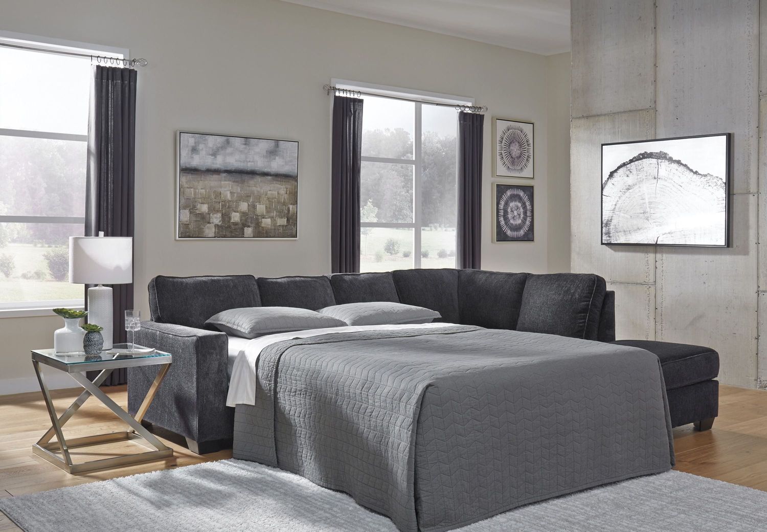 Altari 2-Piece RAF Sectional In Slate 87213S2