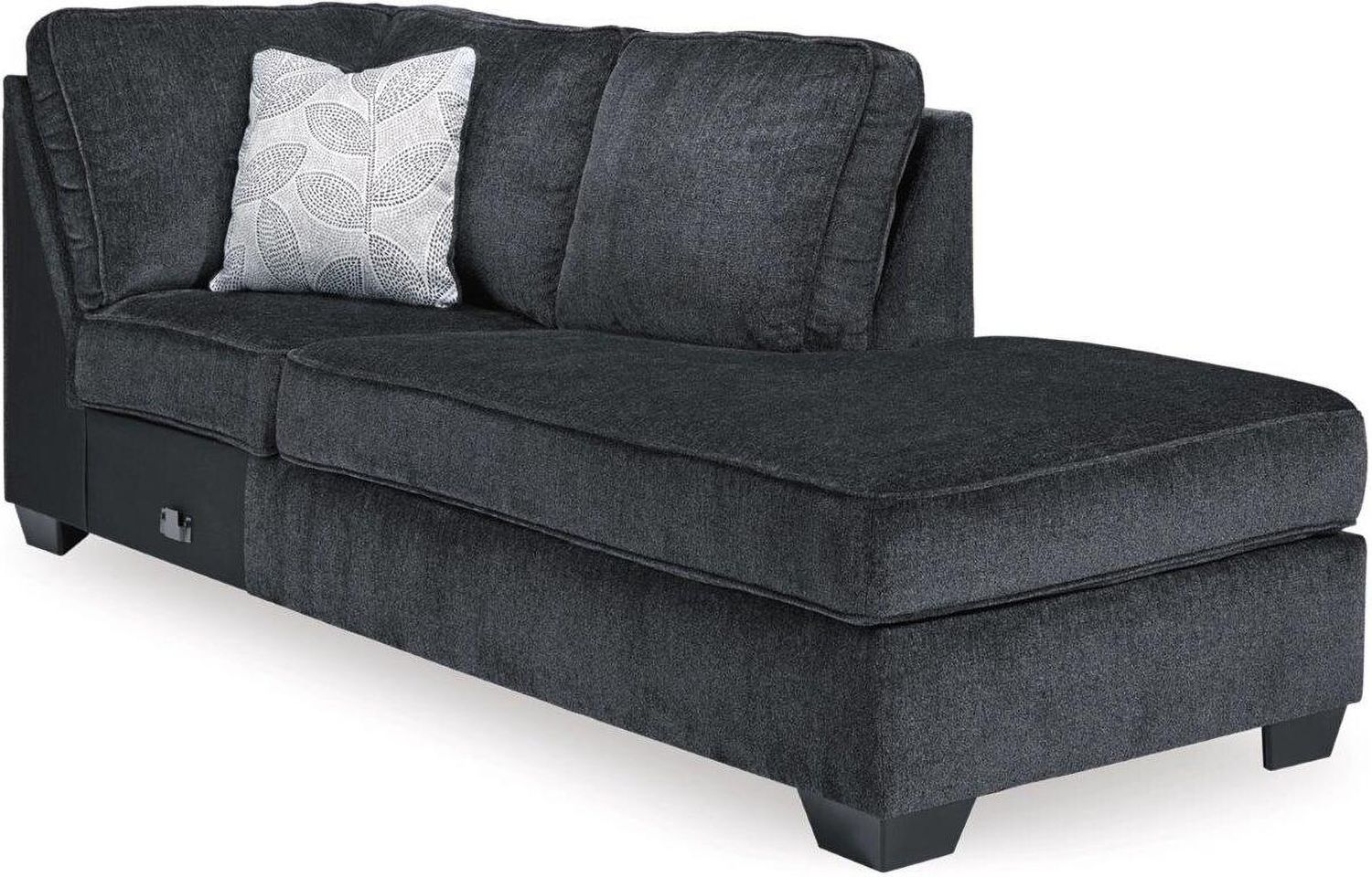 Altari 2-Piece RAF Sleeper Sectional With Chaise In Slate 87213S3