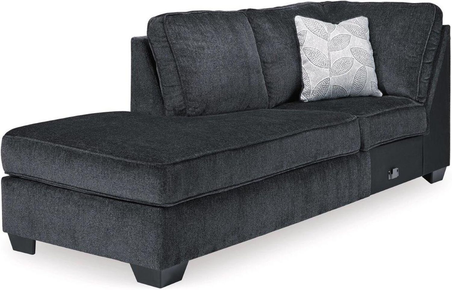 Altari 2-Piece LAF Sleeper Sectional With Chaise In Slate 87213S4