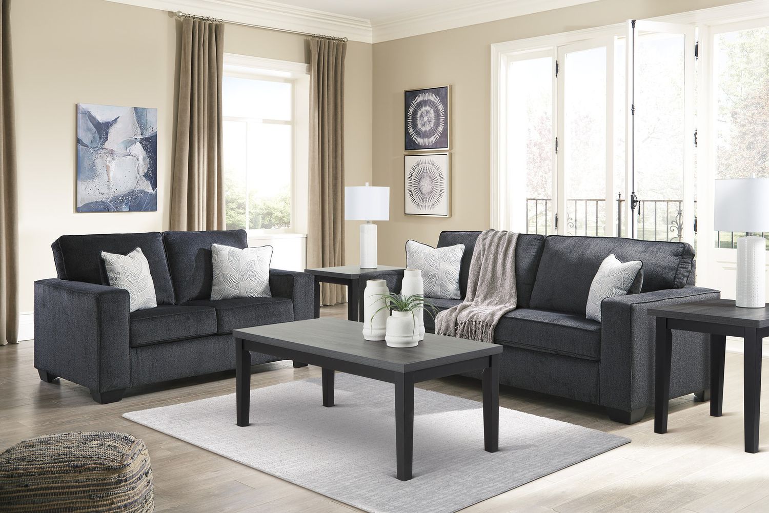 Altari Living Room Set In Slate 87213U1