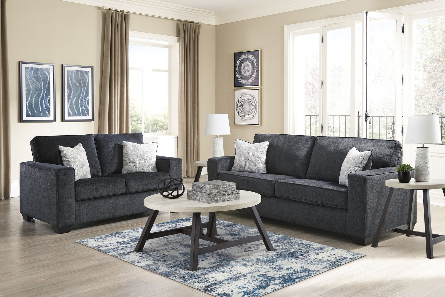 Altari Living Room Set In Slate 87213U1