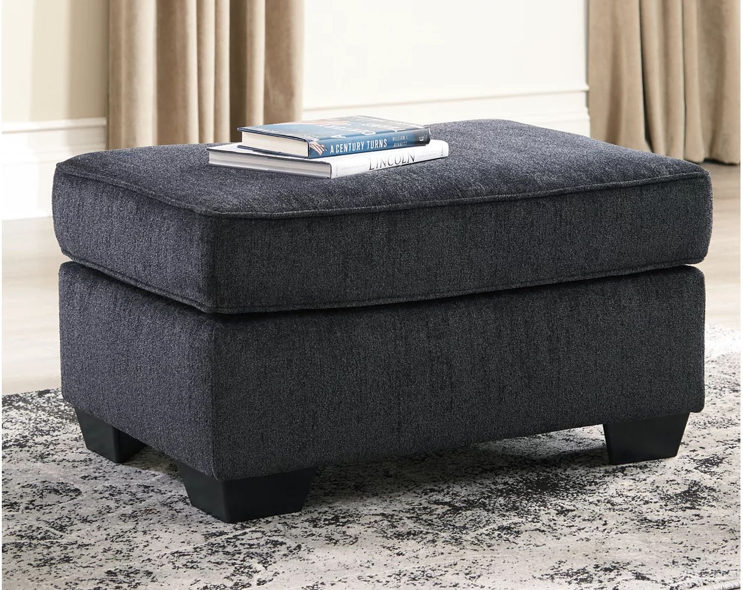 Altari Chair And Ottoman In Slate 87213U2