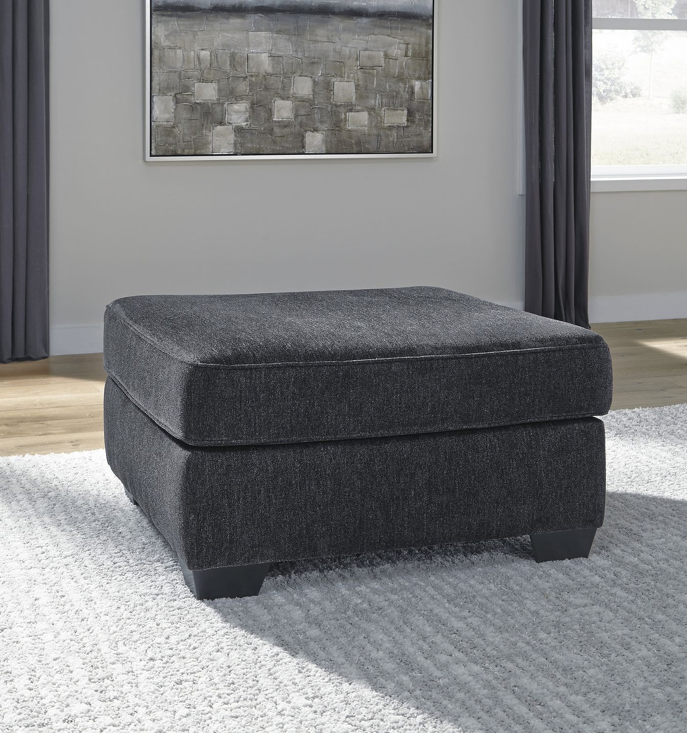 Altari Chair And Ottoman In Slate 87213U2