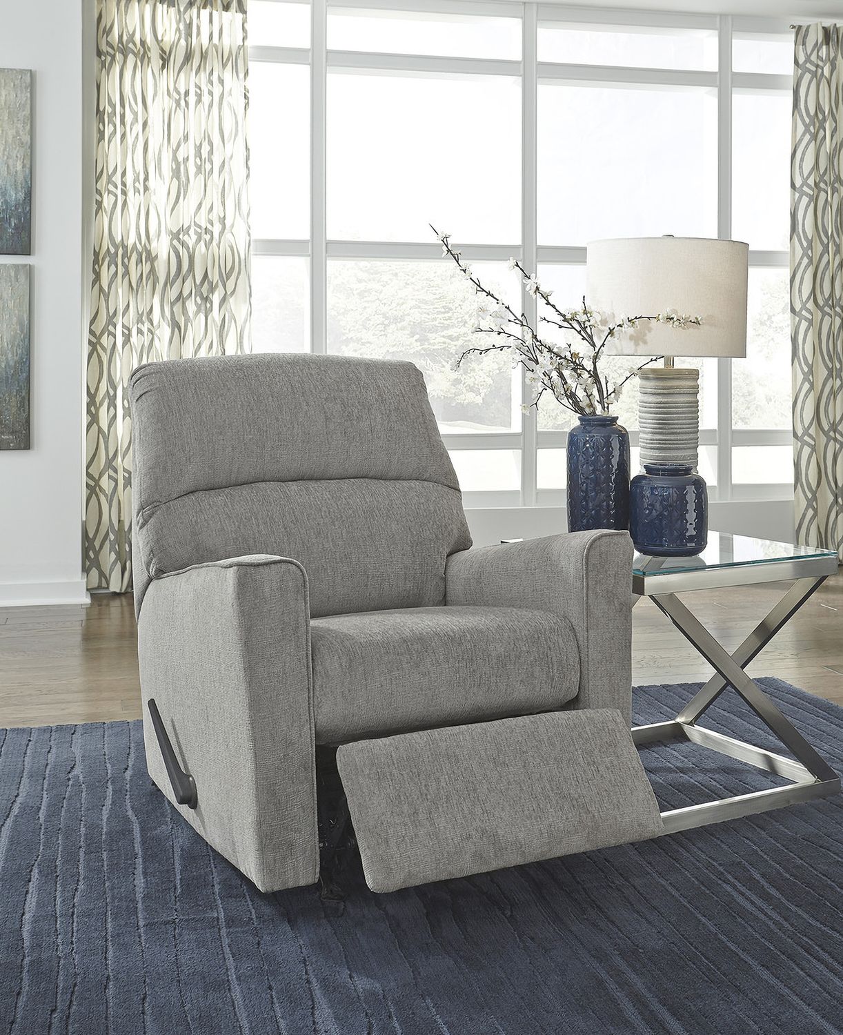 Altari Rocker Recliner In Alloy 8721425