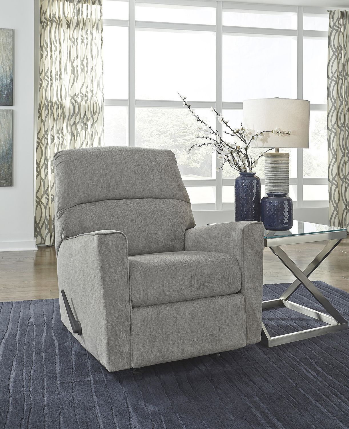 Altari Rocker Recliner In Alloy 8721425