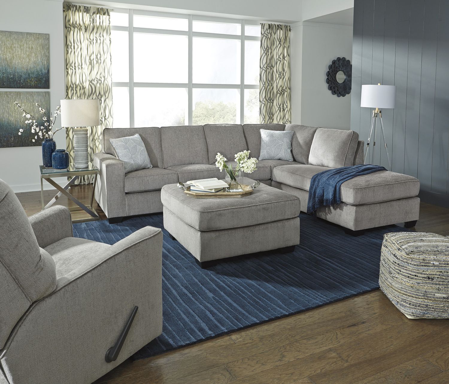 Altari Rocker Recliner In Alloy 8721425
