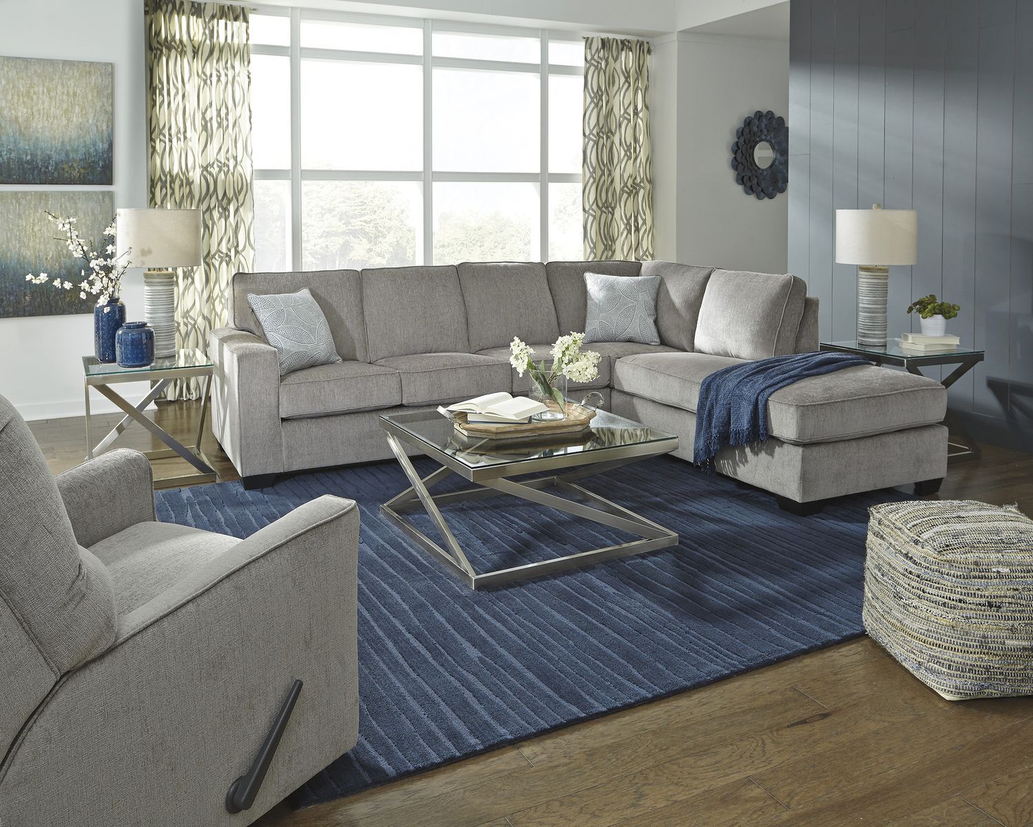 Altari Rocker Recliner In Alloy 8721425