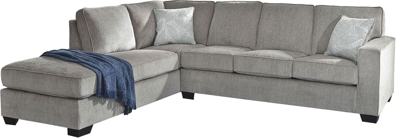Altari 2-Piece LAF Sectional In Alloy 87214S1