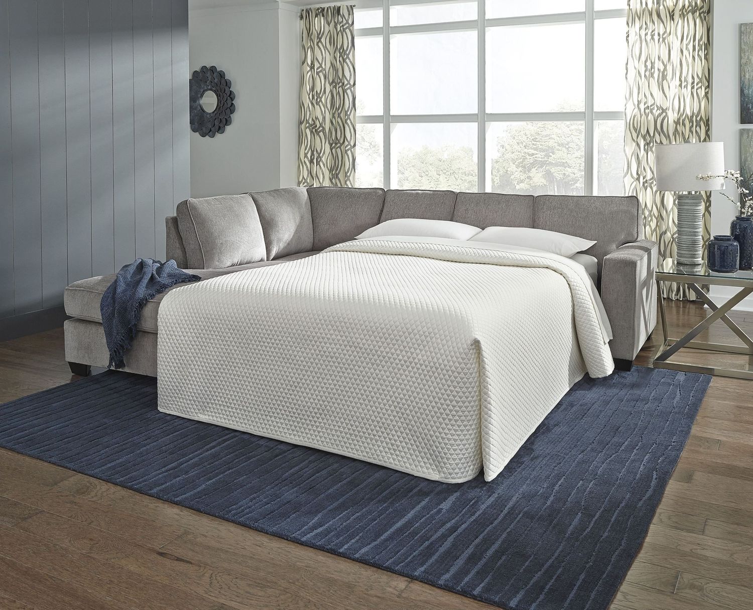 Altari 2-Piece LAF Sectional In Alloy 87214S1